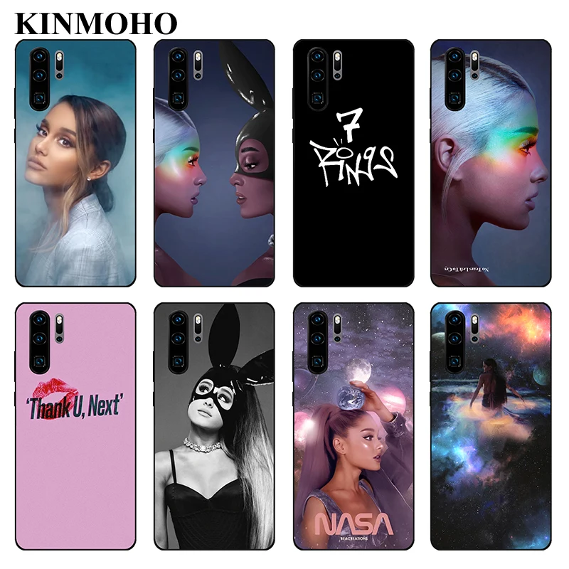 Чехол Ariana Grande с 7 кольцами для телефона Huawei Mate 20 Lite чехол P20 P30 Pro Honor 8X MAX 10 9
