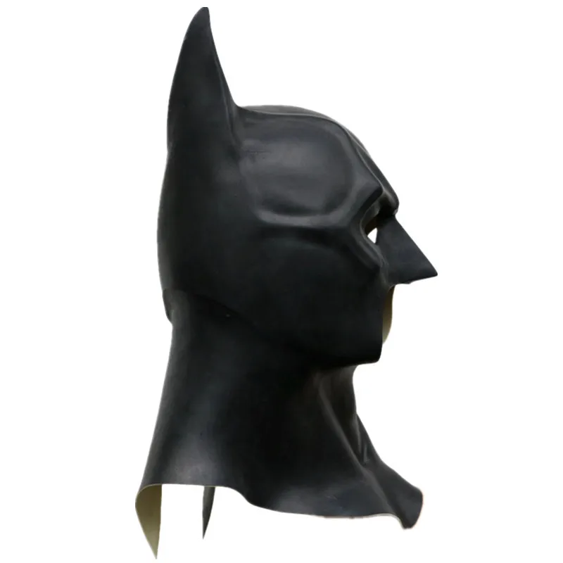 Костюм Бэтмена, косплей маска шлем Брюс способ супергероя забавная Маска латекс полный уход за кожей лица Apex уши взрослых маски, реквизит для Хэллоуина вечерние Для мужчин