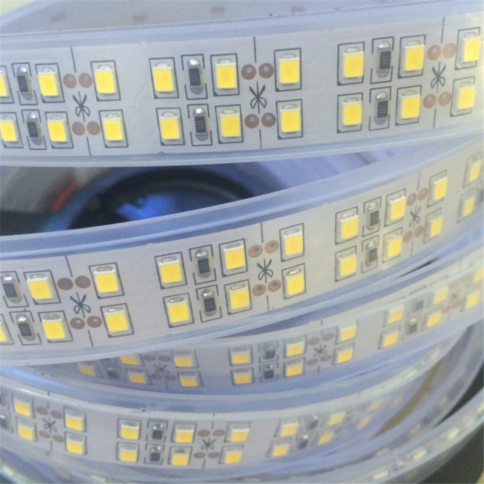 5m Double Row 3528 1200 SMD LED Strip, 12V Flexible 240 LED tape Warm White23