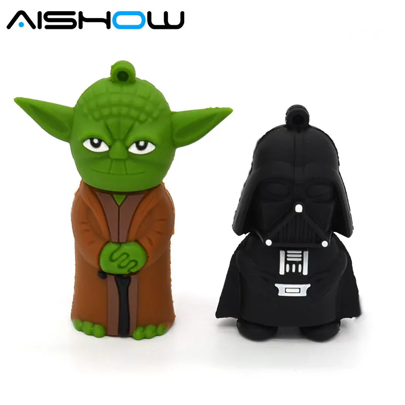 

Free shipping wholesale Plastic Star Wars Empire Series U Disk pendrive 8gb 16gb 32gb bulk usb flash drives Memory Stick pen