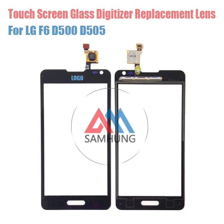 Wholesale Original Touch Glass Lens Panel For LG F6 D500 D505 Touch Screen Digitizer with logo