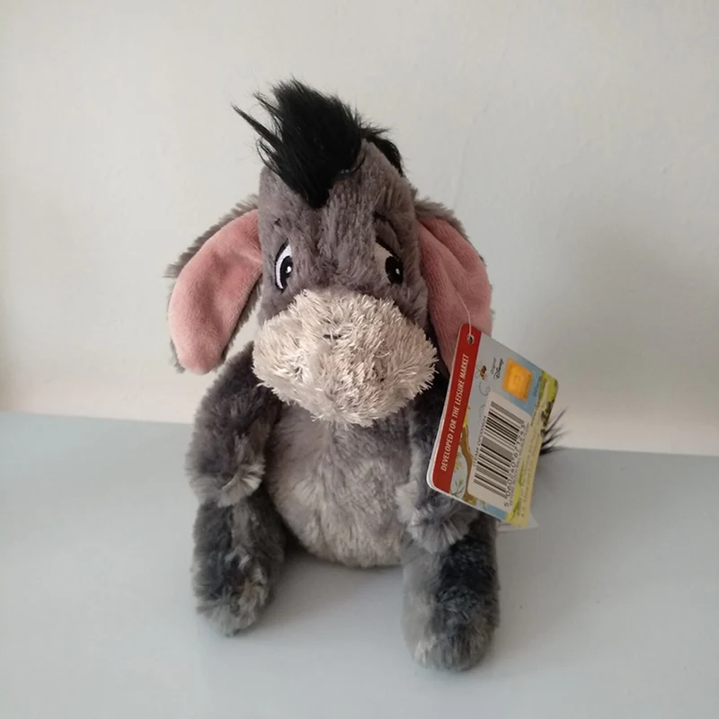 Free Shipping 20cm 7.9'' Original Gray Eeyore Donkey Stuff Animal Super