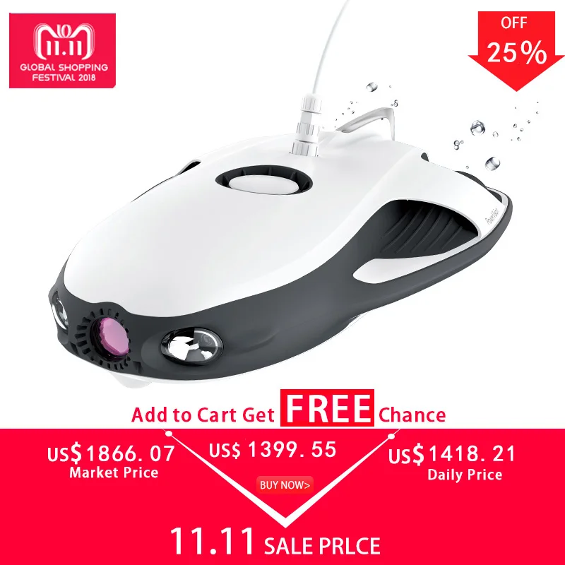 PowerVision PowerRay explorador ROV Dron submarino cámara de Pesca Marina Dron 1080 p pesca Drone Rc mago Dron buceo bote PowerVision PowerRay explorador ROV Dron submarino cámara de Pesca Marina Dron 1080 p pesca Drone Rc mago Dron buceo bote