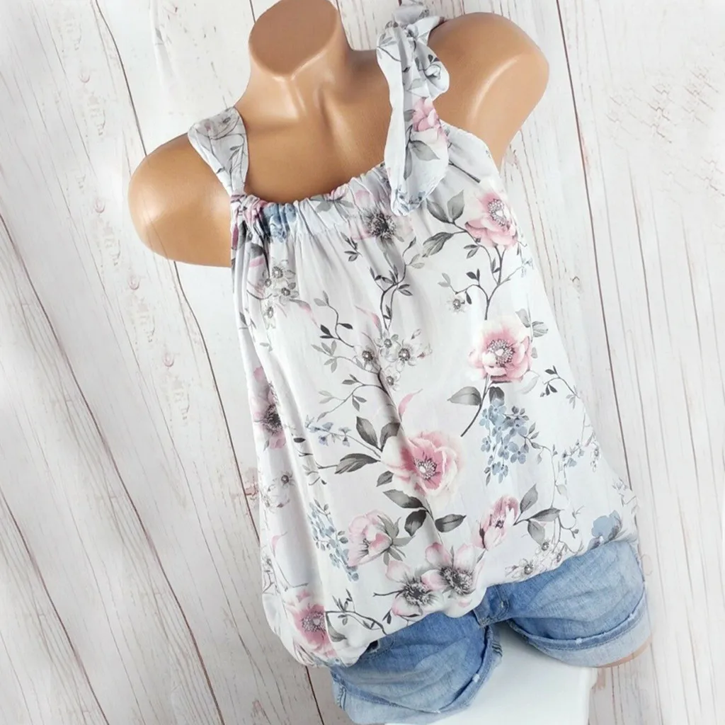 

JAYCOSIN 2019 new Women blouses Summer Fashion Plus Size Casual Printed Off Shoulder White shirts tops kimono haut femme 9715