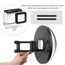 New 6 inch Dome for Gopro Hero 5 Black Action Camera With Floaty Grip Waterproof Case Go Pro Hero 5 Dome Port GoPro Accesory