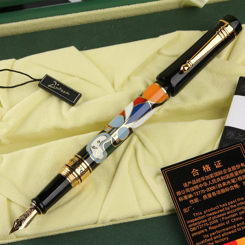 

Free shipping Picasso fountain pen ps-90 flower beautiful fashion fountain pen 14k fountain pens pimio