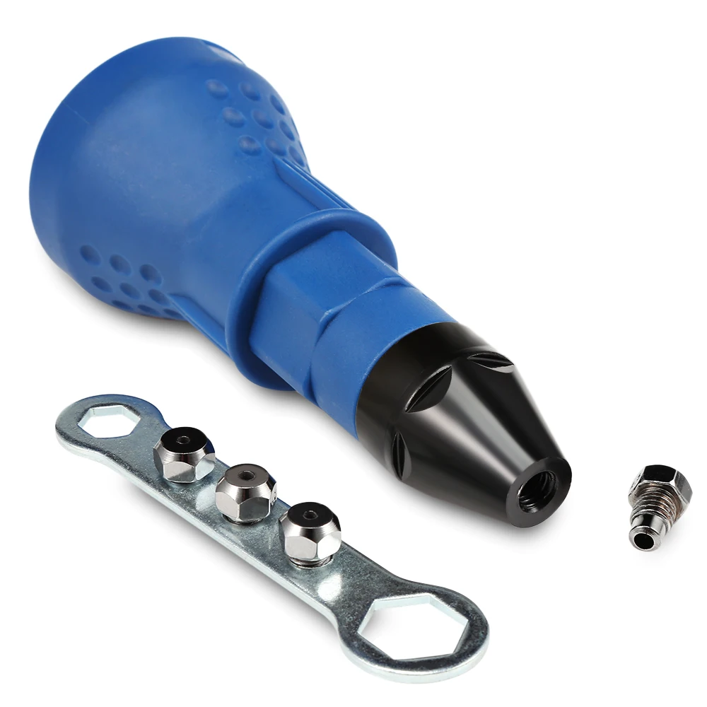 

2018 Professional Tool Electric Rivet Gun Cordless Riveting Drill Adapter Insert Nut Tool 2.4 - 4.8mm Z20