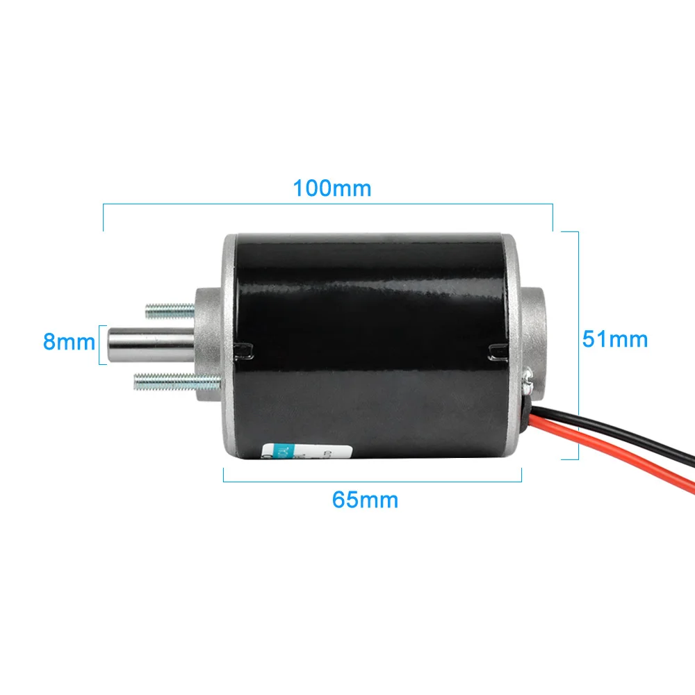 YIMAKER Micro DC 12 В 24 в мотор 30 Вт 3500 7000 об/мин высокоскоростные полые моторы вала