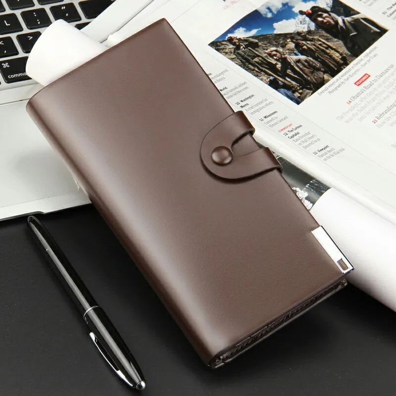 High end Luxury Wallets for Men Long Purse More screens large male handbags card package Coin