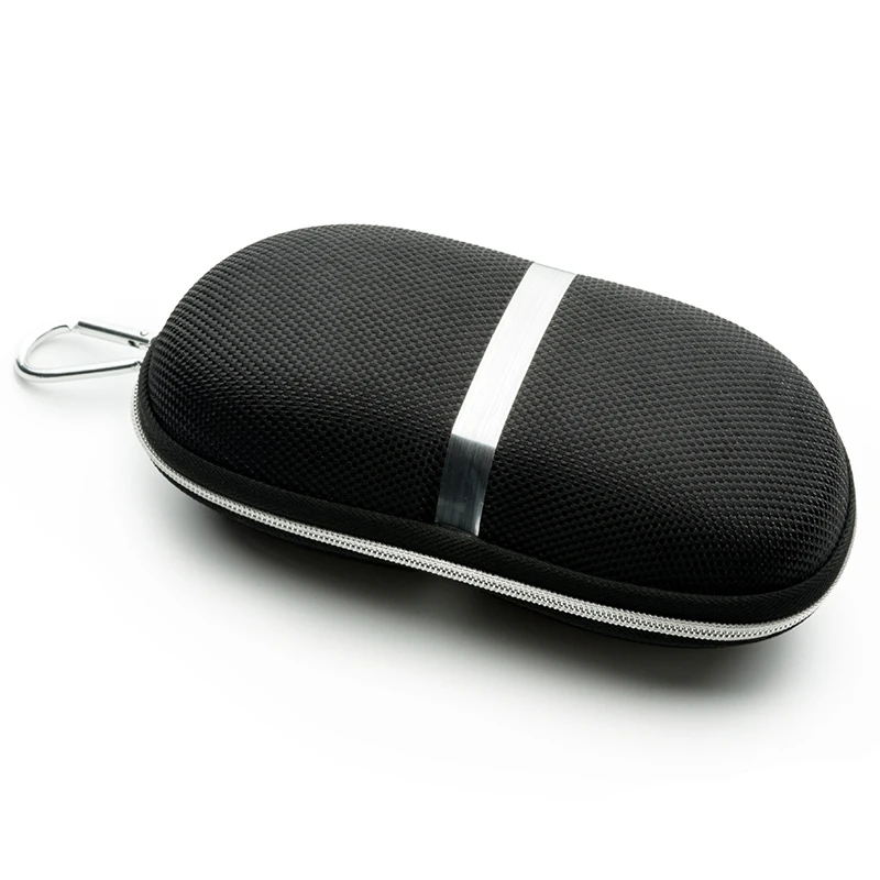 Women Mens EVA Black Glasses Box Eyeglasses Safety Zippered Case Hard