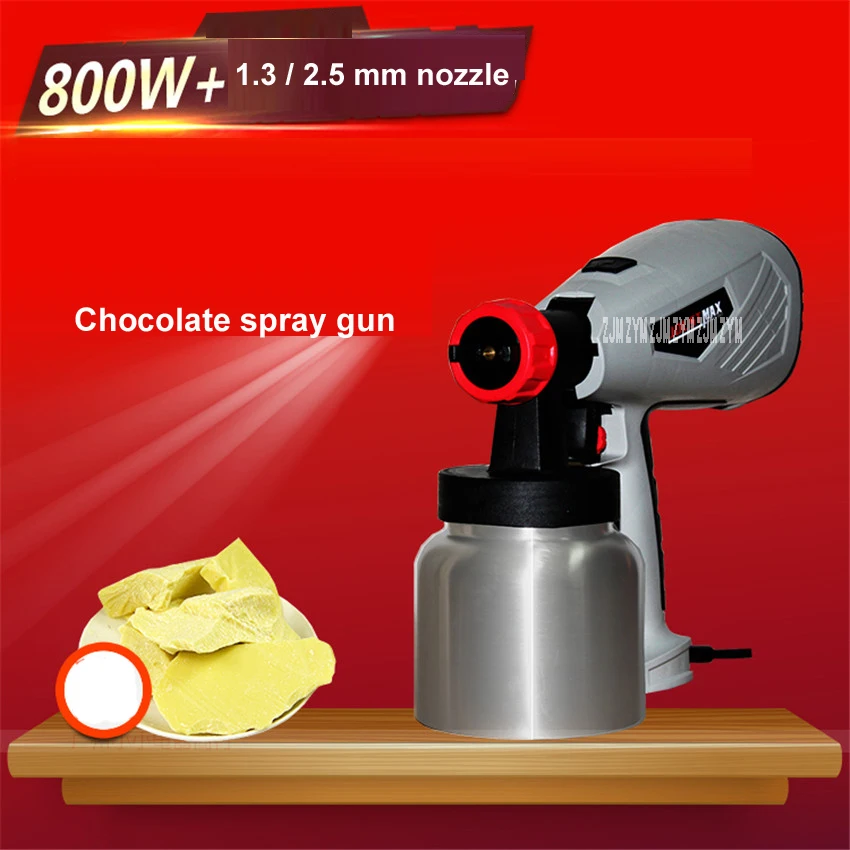 1PC commercial 800ML 800W electric spray gun removable high pressure
