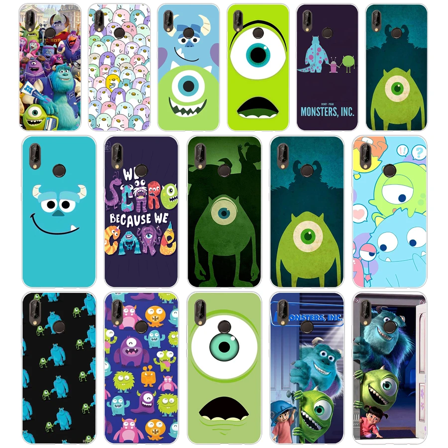 

20AQ Monsters Inc Movie Soft Silicone Tpu Cover Case for huawei p 20 lite pro y6 2017 mate 10 lite