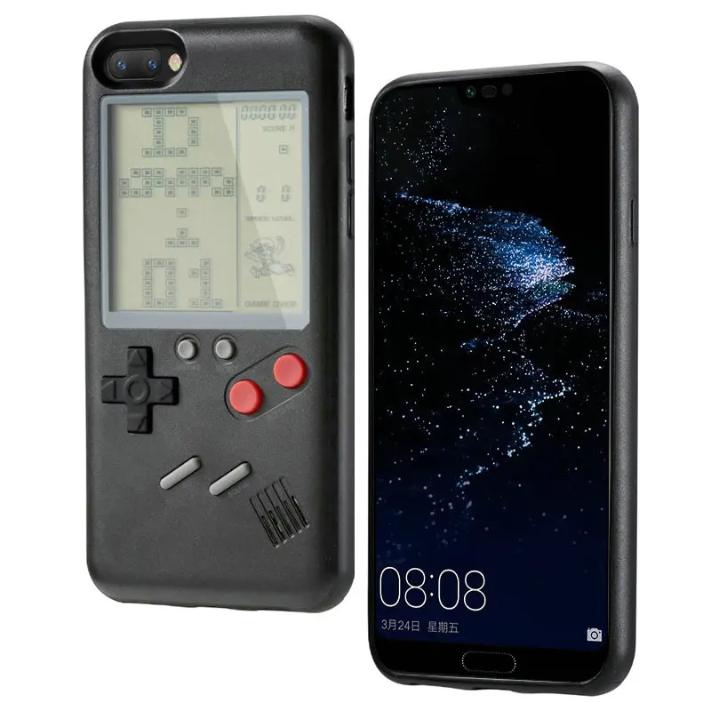 Классический чехол для телефона GameBoy Huawei P10 20 мягкий из ТПУ с игрой тетрис P20pro Mate9 10