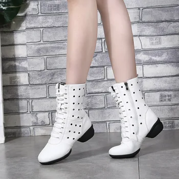 

Botas de tobillo Martin 2019 autumn Mujer Zapatos casuales mujer plataforma de moda redonda hebilla Correa solid comfortable