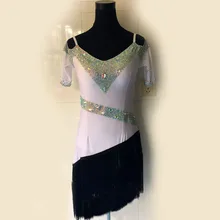 Стиль Костюмы для латинских танцев спандекс алмаз короткий рукав конкурс латиноамериканских танцев платья для женщин детское платье для латинских танцев