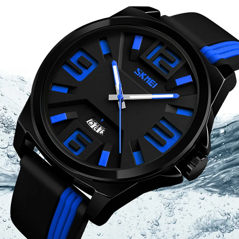 

2018 SKMEI Watch Men Sport Quartz Watches Colorful Fashion and Casual Watches Clearly See Analog Male Clock Relogio Masculino