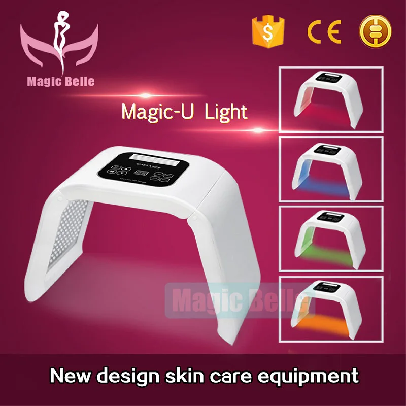 2018 омоложения кожи Фотон 7-Цвет лампа для фотодинамической терапии светодиодный фотонная маска в Китае