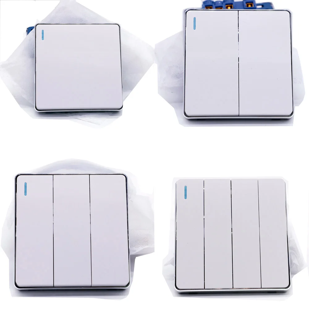 

Home Wall Switch 1gang 2way Household Panel Power Switch Surface Mounted Switches On / Off Wall Light Switch 10A AC 110~250V