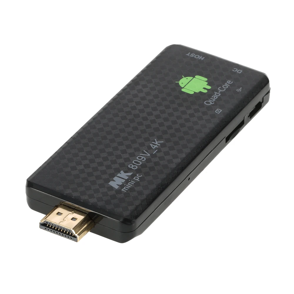 MK809 IV Android 5,1 Smart TV Stick 4K для Android TV RK3229 четырехъядерный 1G8G HD мини-ПК Miracast DLNA H.265 WiFi TV Stick Dongle