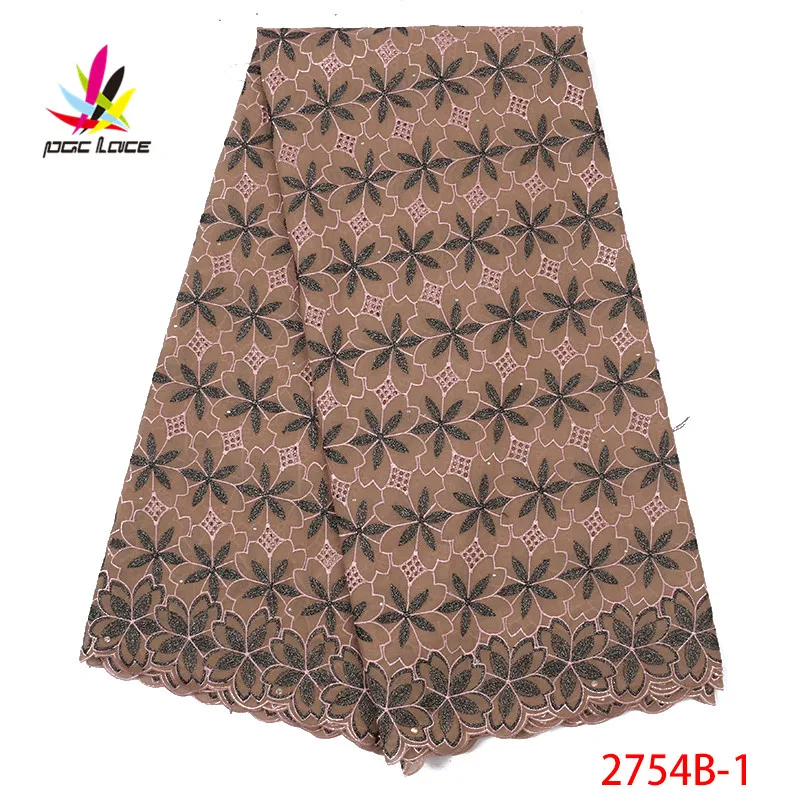 

Hot Sale Cotton Lace Fabric 2019 Latest Design Swiss Voile With Stone Swiss Voile Lace In Switzerland For Dress XZ2754-1