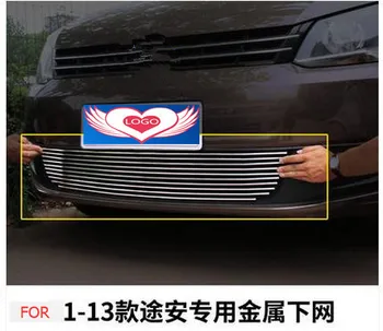 

High quality stainless steel Front Grille Around Trim Racing Grills Trim For 2011-2013 Volkswagen Touran