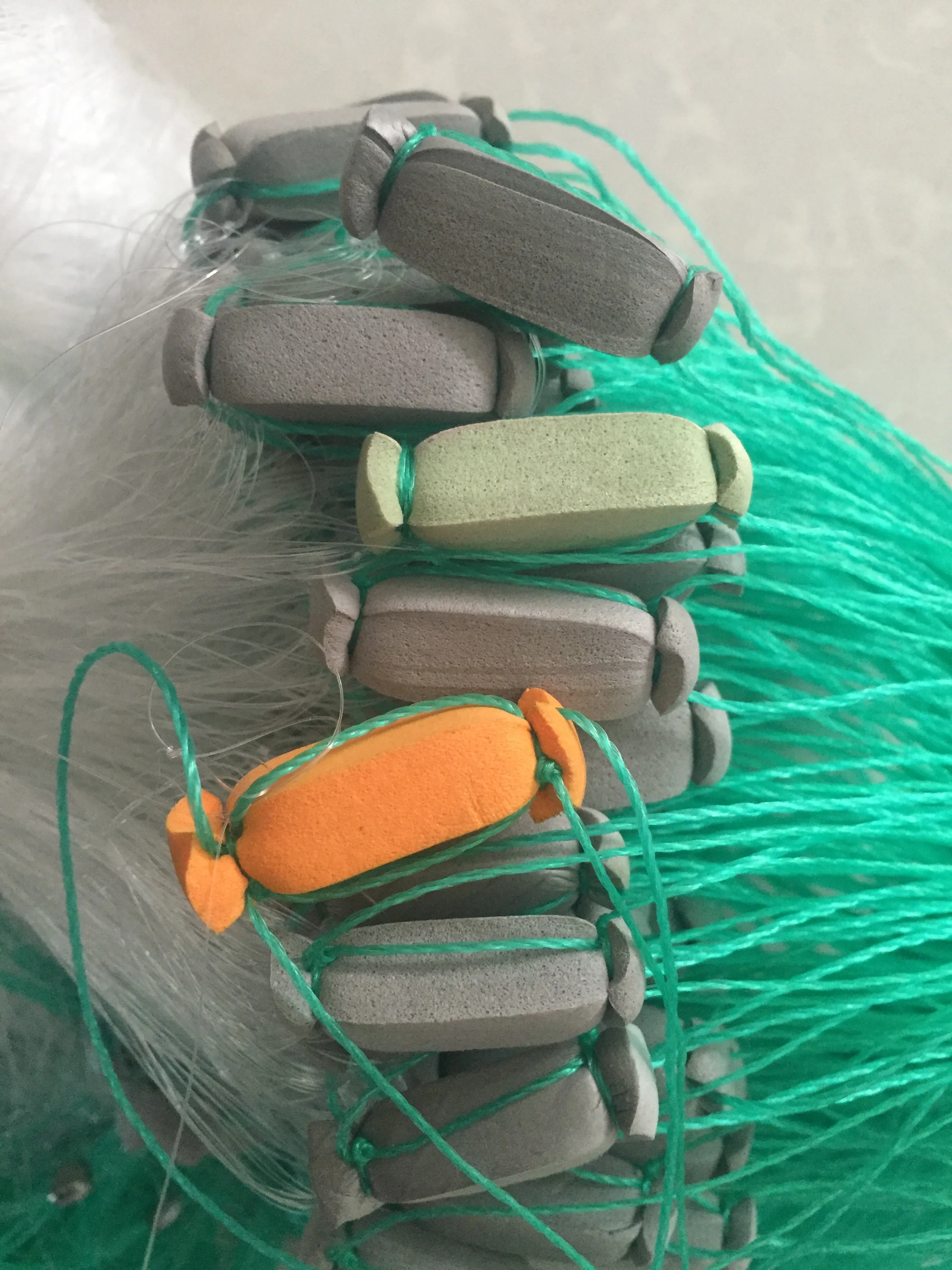 Triple net mesh nets hanging sticky stockings dip fishing pull