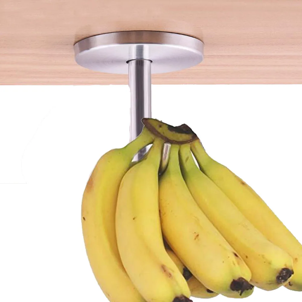 

ONE Stainless Steel Banana Hanger/ Under Cabinet Hook to Hang a Bunch of Bananas