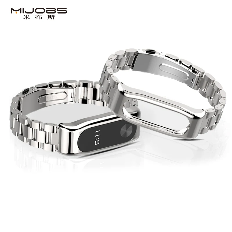 Браслет mi jobs mi Band 2, металлический браслет из нержавеющей стали для Xiaomi mi Band 2, умные аксессуары, браслет, часы mi band 2, браслет