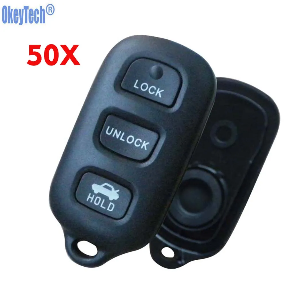 OkeyTech 50 шт./лот для TOYOTA RAV Cruiser 4Runner Camry Celica Echo Highlander 2/2 + 1/3 Замена кнопки