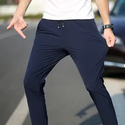 MRMT 2019 Фирменная Новинка для мужчин's повседневные брюки для летние тонкие длинные мотобрюки эластичные Trawers мотобрюки отдыха