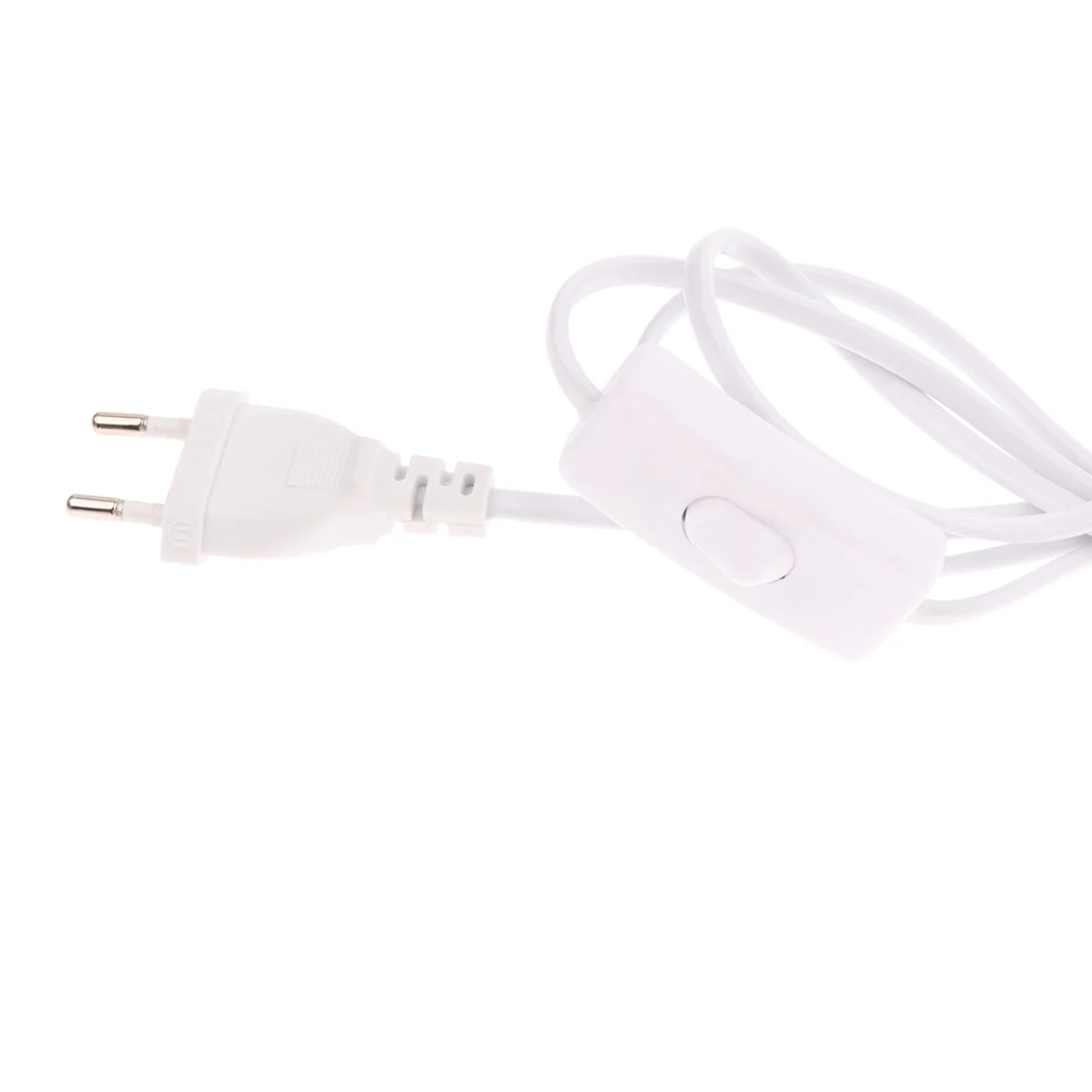2Pcs/lot E27 Clip On Reading Light Base Desk Reading Lamp Socket White EU Plug Used for Dresser Lighting