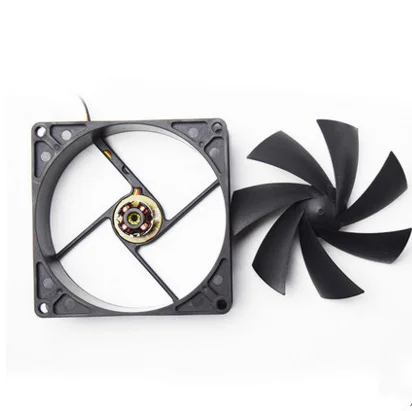 

Fast Free Ship Overclocking 3 Ultra-quiet 12V Radiator Fan 9CM Case Fans Desktop Computer CPU Cooling Fans Ultra-quiet Air Fan