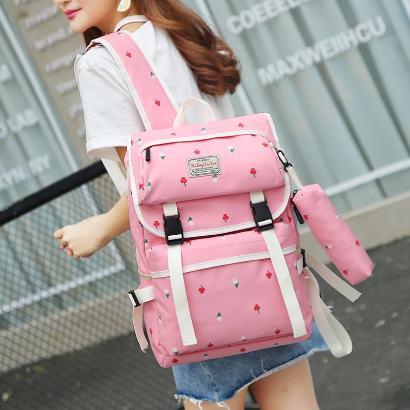 

New large-capacity backpack bag school style school bag canvas travel backpack