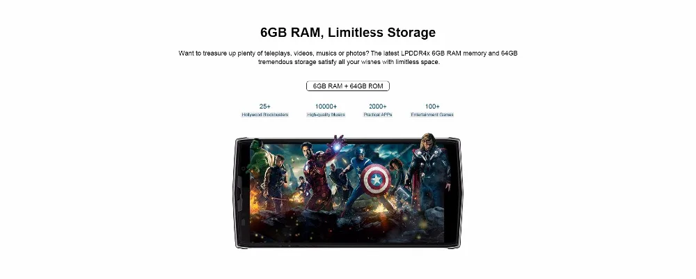 Смартфон DOOGEE BL9000 5,99 ''OTG 4G 9000mAh 5V 5A Flash Charge 6GB 64GB Android 8,1 Helio P23 12MP+ 5MP+ 8MP NFC