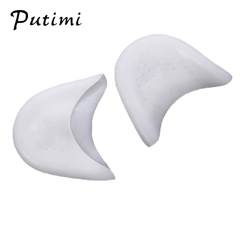 Putimi Finger Toe Protector Silicone Gel Pointe Toe Covers Pads for Pointe Ballet Toes Corrector Soft Silicone Feet Care Tools