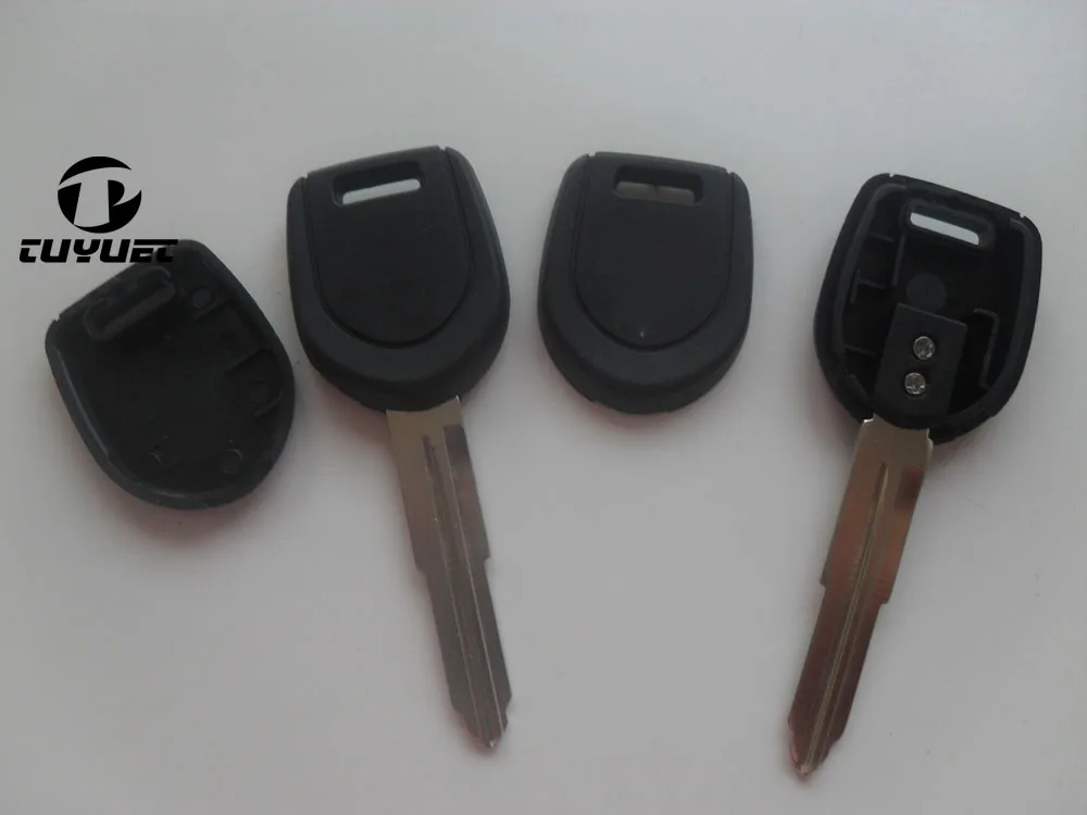 Replacement Key Cover Case For Mitsubishi Left Key Blade Transponder Key Shell Blanks