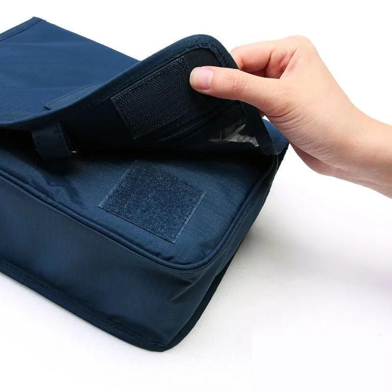 Alghlh women شنقا الزينة واضح الحمام السفر حقيبة التخزين التجميل تحمل الزينة منظم للسفر