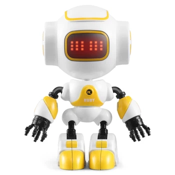 

abay 2019 hot R9 Touch Sensing LED Eyes RC Robot Smart Voice DIY Body Model Toy YH-117