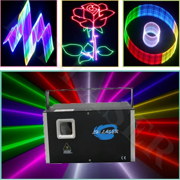 ILDA + 2d 3d 3 5 w rgb RGB полноцветная анимация sd карта лазерная подсветка