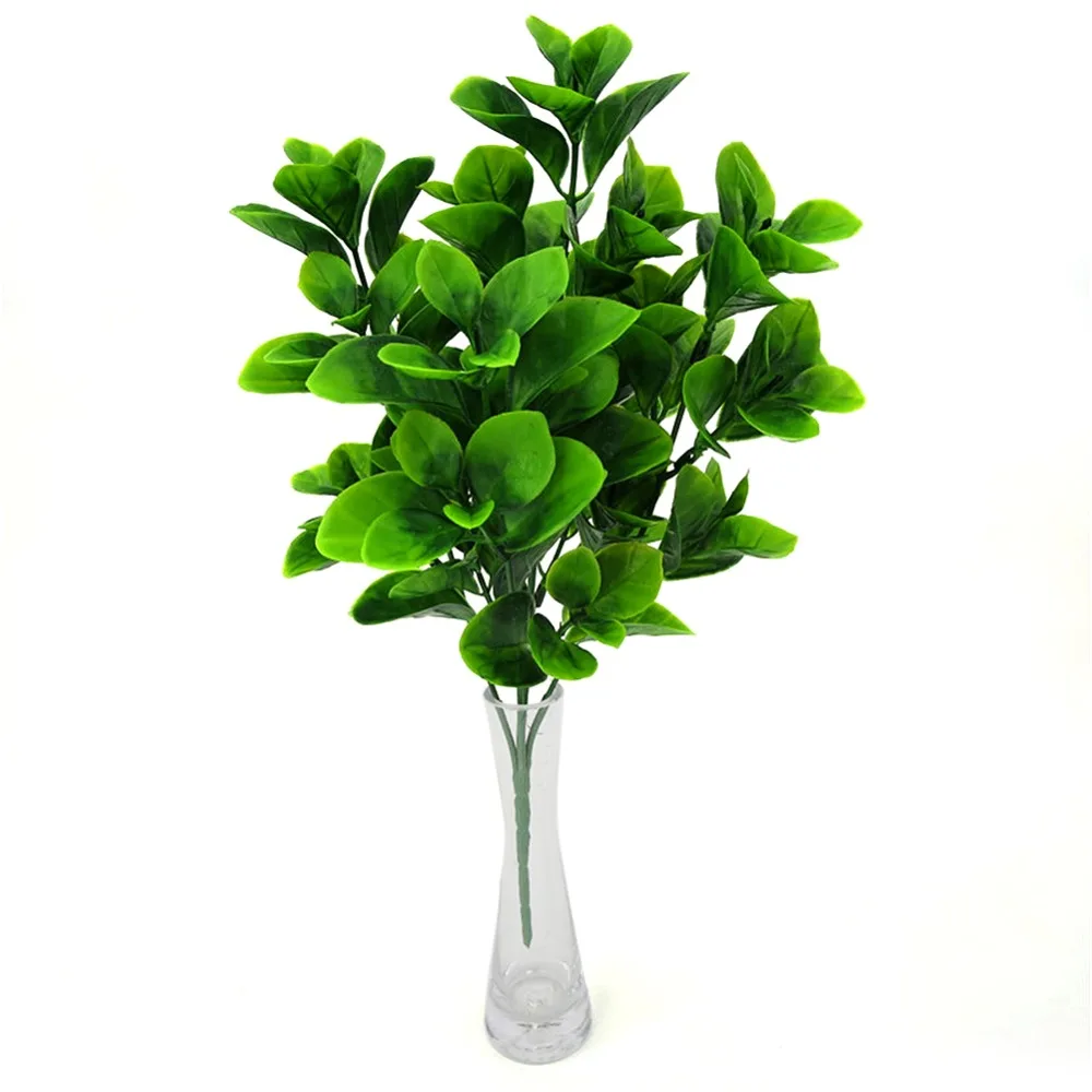 5 Forks/Bouquet 25 Leaves Artificial Milan Grass 38cm Simulation Green Plants Home Balcony Decoration Flower Basket Accessories 5 Forks/Bouquet 25 Leaves Artificial Milan Grass 38cm Simulation Green Plants Home Balcony Decoration Flower Basket Accessories