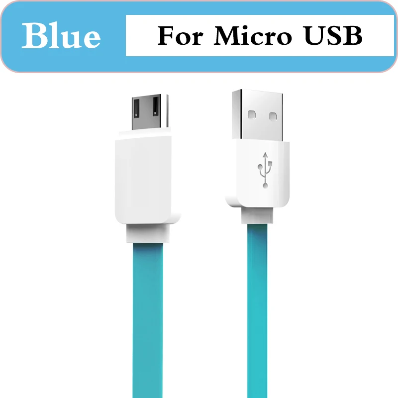 Классический usb-кабель GUSGU для iPhone XS Max 8 7 6 S, зарядный кабель для samsung huawei Xiaomi, зарядный кабель type-c Micro USB - Цвет: Blue for Micro