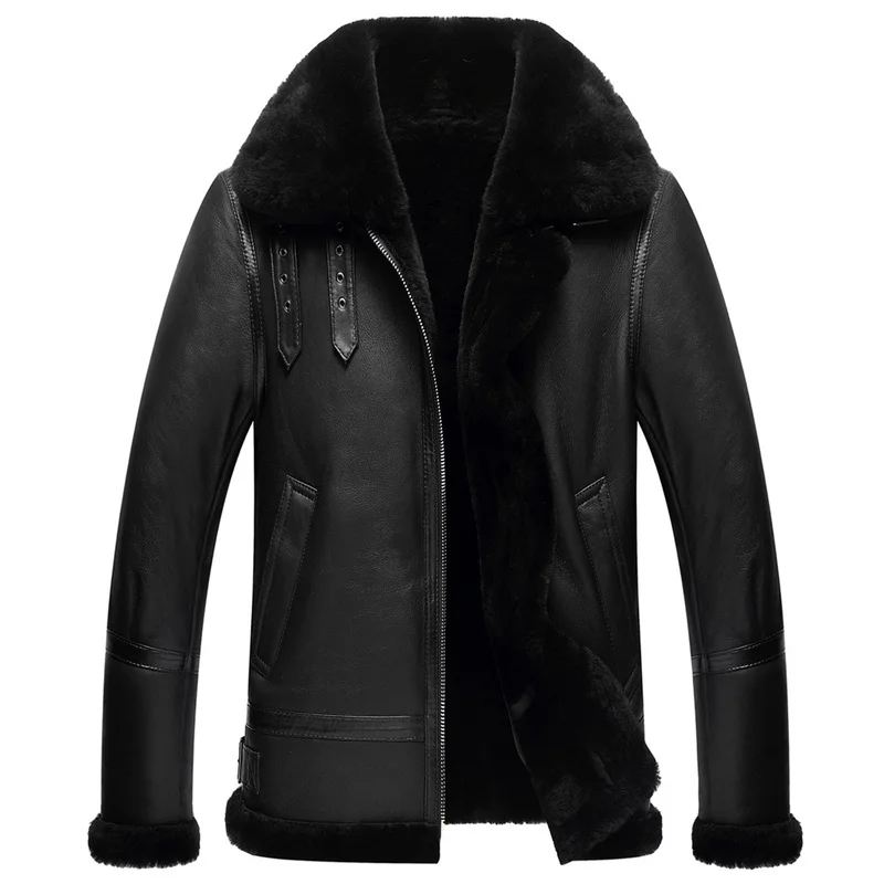 AYUNSUE, натуральная кожа, куртка для мужчин, зимняя, австралийский ...