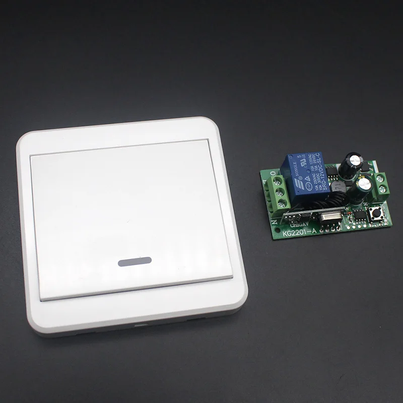 

AC 220V Light Switch Gadgets Remote Relay Receiver Wall Panel Transmitter Hall Bedroom Ceiling Lamps Wireless TX Remote Module