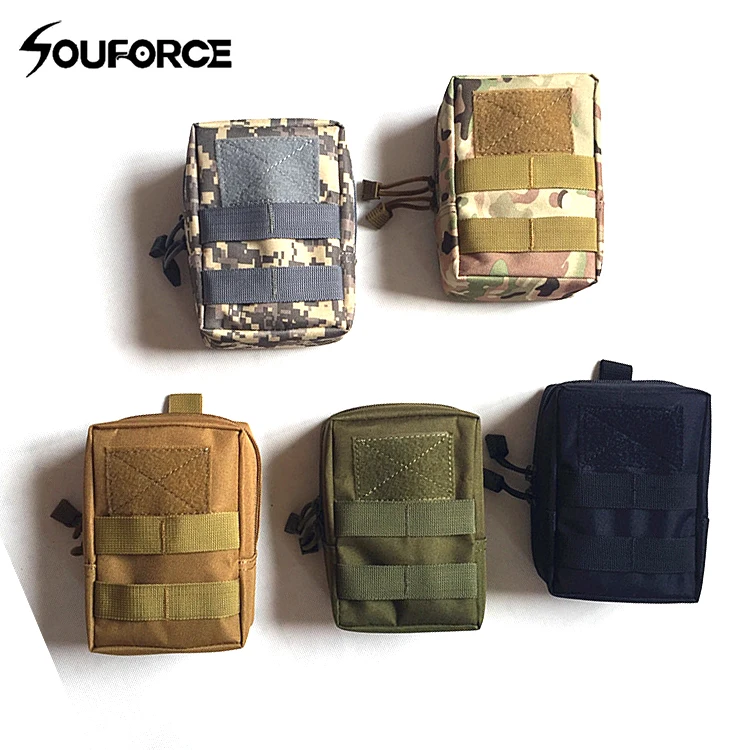 

5 Color Outdoor Tactical Equipment Accessories Bag Camouflage Small Pocket Phone Bag Document Bag for Hunting Camping Accessory