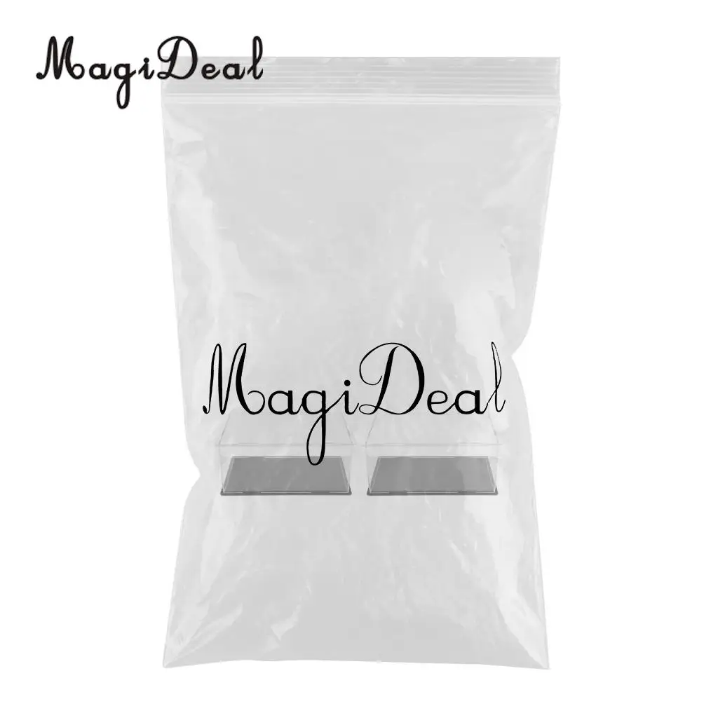 2pcs Clear Acrylic Display Show Case Box Perspex Dustproof Protection for Figures Diecast Vehicle Car Doll Model Collection