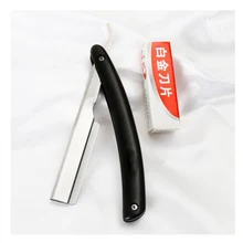 Ручная Мужская бритва для удаления волос, винтажный нож для бритья лица с медведем, прямые бритвы, безопасная бритва для бровей, парикмахерский инструмент для волос