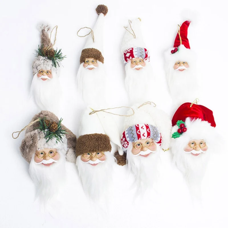 

High Quality Christmas Santa Claus Wine Covers Christmas Tree Toppers Home Decor Ornaments Home Decor for Xmas Cute Kids Gifts
