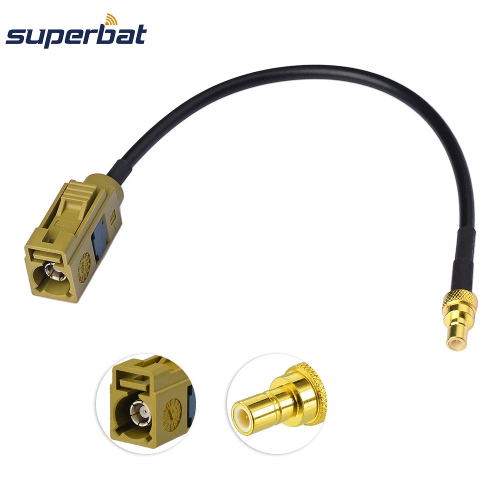 Female to Male Crimp Connector Radio Extension Cable for Satellite