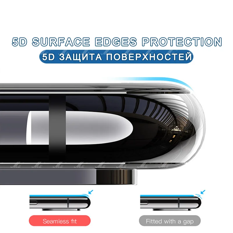 5D закаленное стекло с полным клеем для Xiaomi Redmi 6 Pro защита экрана Полное покрытие