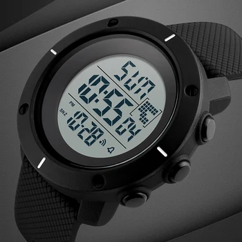 

SKMEI Big Dial Sports Watches Men Multifunction Chronograph 50M Water Resistant Alarm Clock Date Digital Wristwatches Relojes